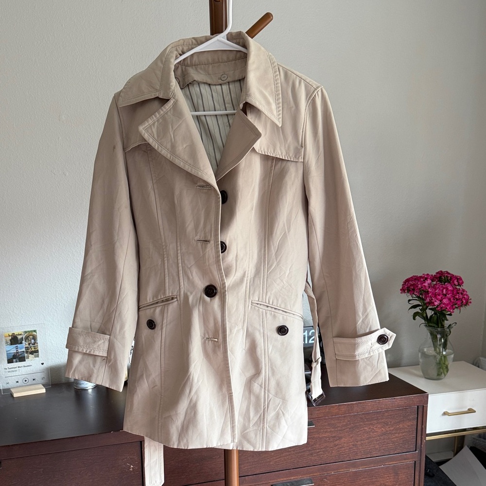 Women's Tan Trench Coat